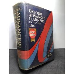 Oxford Advanced Learner's Dictionary 1992 TỪ ĐIỂN BÌA CỨNG xanh mới 75% ố bẩn HPB0708 HỌC NGOẠI NGỮ