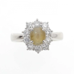 Nhẫn mắt mèo chrysoberyl PT900 0.98CT 671676