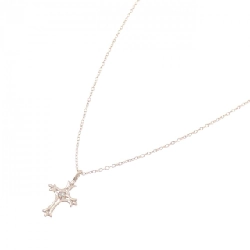 K10PG Vòng cổ kim cương chéo 0.01CT - Hàng hiệu Chính hãng 859635