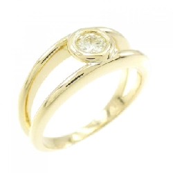 Nhẫn kim cương K18YG 0.20CT