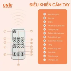 Máy sưởi gốm UNIE UE-125  2000W, giữ ấm hiệu quả mùa đông 572354