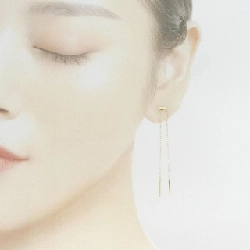 K18YG Bông tai - Hàng hiệu Authentic 868877