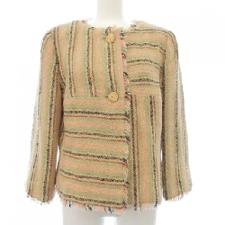 【Vintage】Chanel CHANEL P14911W02585 00C Áo khoác không cổ