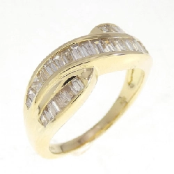 Nhẫn kim cương K18YG 1.00CT