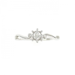 Nhẫn kim cương K10WG 0.10CT 669115