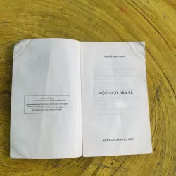 MỘT GIỌT ĐÀN BÀ - NGUYỄN NGỌC THẠCH có chữ ký 746801