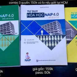 Combo 3 quyển Sách giáo trình Tư Duy Hóa Học NAP 4.0