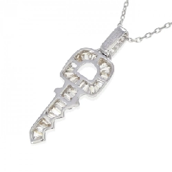 K18WG Khóa Kim Cương Dây Chuyền 0.25CT - Hàng hiệu Chính hãng 861806