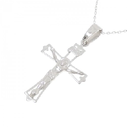 K18WG Dây chuyền hình chữ thập - Hàng hiệu Authentic 859891