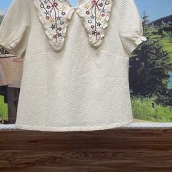 Áo sơ mi cổ thêu hoa Adore Dress - size XS - đã sử dụng 79138