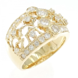 Nhẫn kim cương K18YG 0.87CT