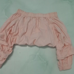 Áo trễ vai croptop tay bồng  470247