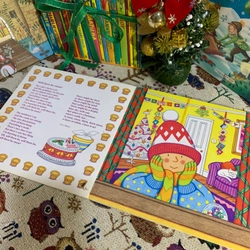 Sách tranh Christmas Poems, bản 1999 Used, 70%, Picture Book For Kids, Quà tặng Mori 338609