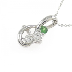 Dây chuyền garnet xanh PT900/PT950 - Hàng hiệu Authentic 858726