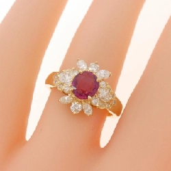 Nhẫn Ruby K18YG 0.84CT - Hàng hiệu Chính hãng 851527
