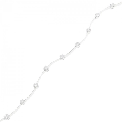 K18WG Vòng tay kim cương 0.96CT - Hàng hiệu Chính hãng