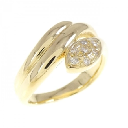 Nhẫn kim cương K18YG 0.07CT