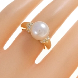 Nhẫn ngọc trai Akoya K18YG 9.0mm - Hàng hiệu Chính hãng 849393