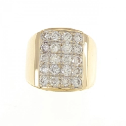 Nhẫn kim cương K18YG/K18WG - Hàng hiệu Authentic 850076