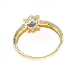 Nhẫn Sapphire K18YG Hoa 668048