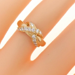 Nhẫn kim cương K18YG 0.25CT 667730