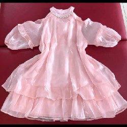 Váy tơ babydoll 2 tầng bèo tiểu thư 15500