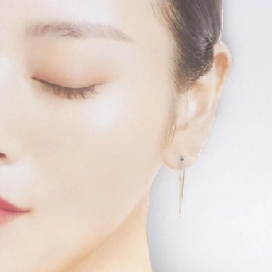 K18YG Bông tai hình trái tim - Hàng hiệu Chính hãng 871910