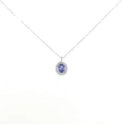 Dây chuyền Sapphire PT900 0.20CT - Hàng hiệu Chính hãng