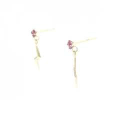 K18YG Garnet Bông tai - Hàng hiệu Chính hãng 864473