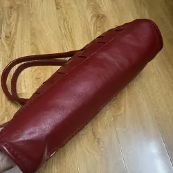 Túi tote nữ sz 37*20*10 da thật đan 2hand 934530