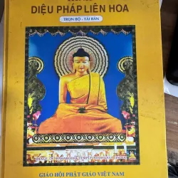 SÁCH KINH DIỆU PHÁP LIÊN HOA - BÌA CỨNG THÍCH TUỆ HẢI 300K