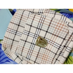 Ba Lô Kẻ Sọc Dây Da Mini Đeo Chéo 506385