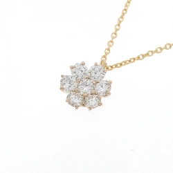 K18PG/K18YG Dây chuyền kim cương hoa 0.50CT - Hàng hiệu Chính hãng 860617