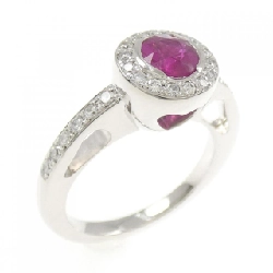 Nhẫn Ruby 750WG 0.64CT - Hàng hiệu Chính hãng