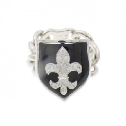 K18WG Nhẫn Onyx - Hàng hiệu Chính hãng