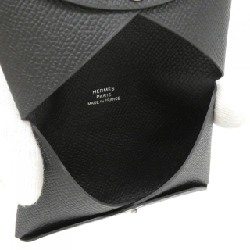 【Sản phẩm chưa sử dụng】Thẻ đựng thẻ Hermes Calvi 044164CK 624274