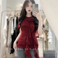 Áo siêu xinh ánh nhũ còn Màu Đen size SM 1024463