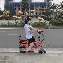 Xe Đạp Điện Mini Ba Chỗ Ngồi Adiman Pin 48V15AH 7437