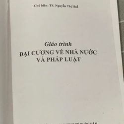 Giáo trình ĐẠI CƯƠNG VỀ NHÀ NƯỚC VÀ PHÁP LUẬT 545934