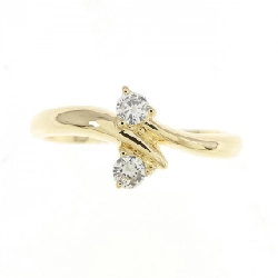 Nhẫn kim cương K18YG 0.10CT 672871