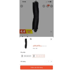 Combo chổi chính và chổi cạnh neabot n2 lite 499502