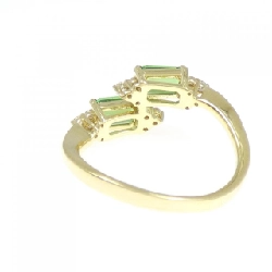 Nhẫn Garnet Xanh K18YG 1.00CT - Hàng hiệu Chính hãng 856047