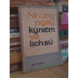 Những ngày kỷ niệm và lịch sử - Nguyễn Đỗ Vũ 975179