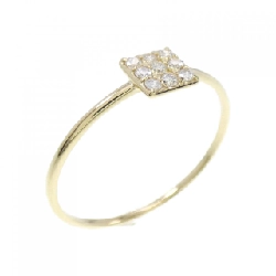 Nhẫn kim cương K18YG 0.1CT - Hàng hiệu chính hãng