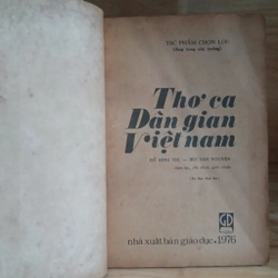 Thơ Ca Dân Gian Việt Nam - Đỗ Bình Trị ▪︎ Bùi Văn Nguyên 396461