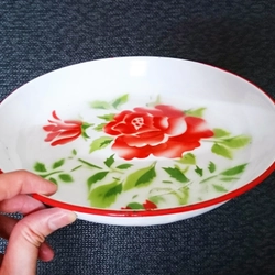 Khay sắt Tráng men xưa thập niên 80 463128
