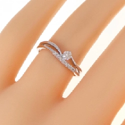 Nhẫn kim cương K10WG 0.15CT 672523