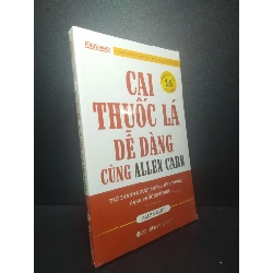 (TẶNG BOOKMARK) Cai thuốc lá dễ dàng cùng Allen Carr mới 100% nguyên seal RBK1110