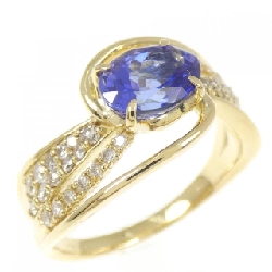 Nhẫn Tanzanite K18YG 1.613CT - Hàng hiệu Chính hãng