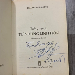 Tiếng vọng từ những linh hồn - hoàng anh sướng. 999 458324